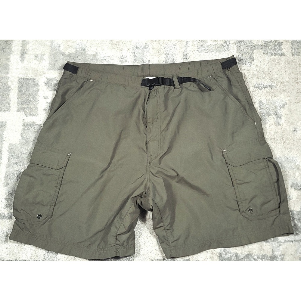 REI Co-Op Men's Green Cargo‎ Performance Outdoor Hiking Chino Shorts Sz 40x7.5"